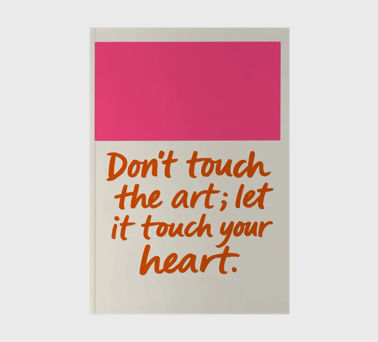 Don`t touch the art notebook by treechild