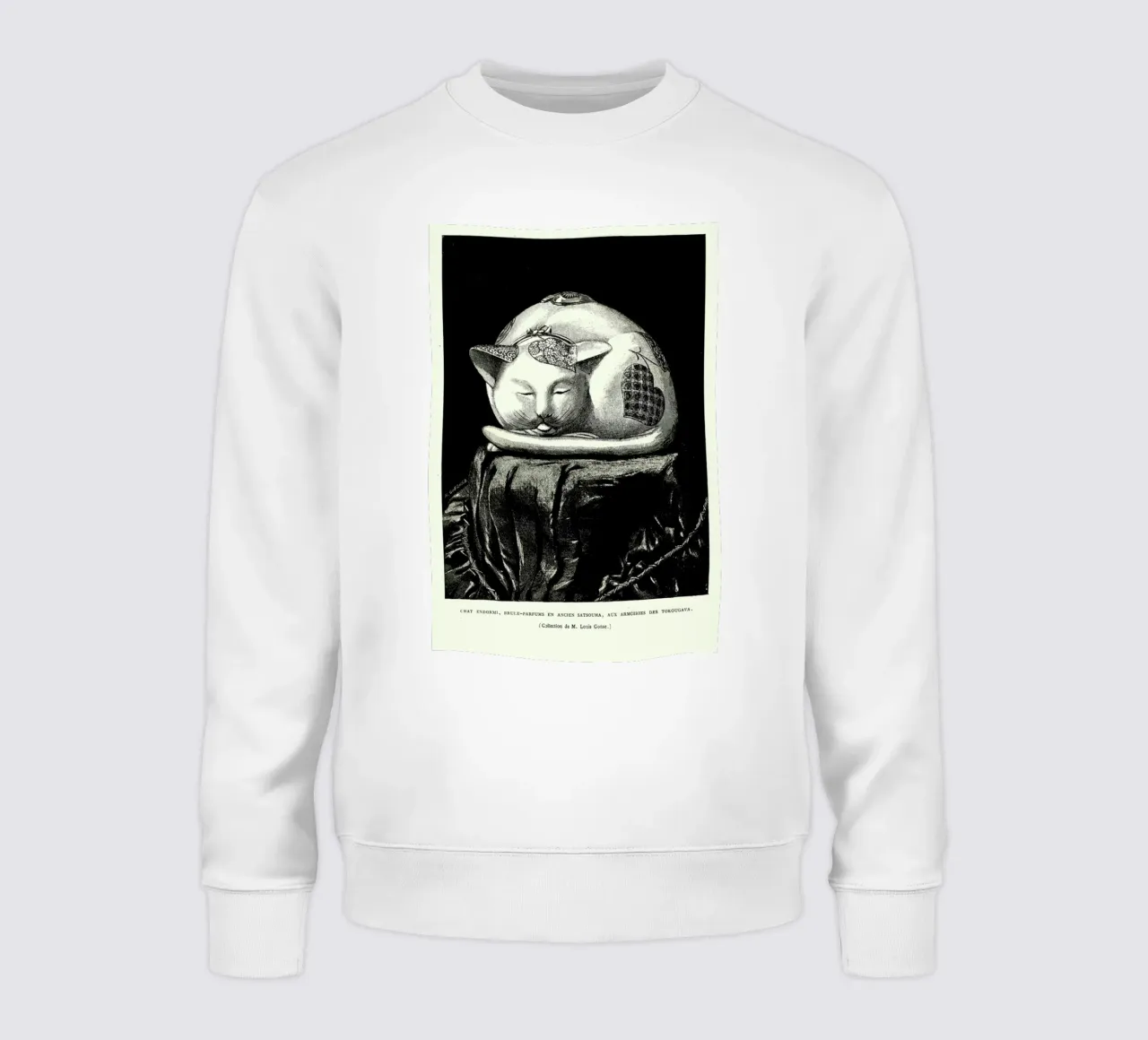 Chat Endormi sweatshirt by Vintage by JUNIQE