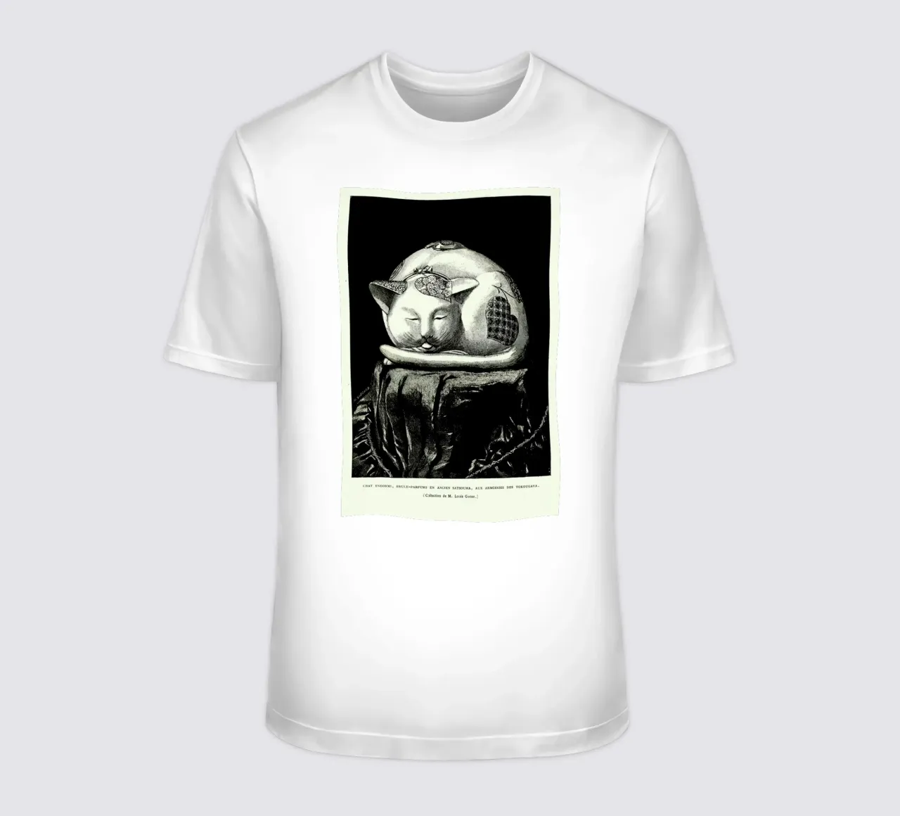 Chat Endormi t-shirt da Vintage by JUNIQE