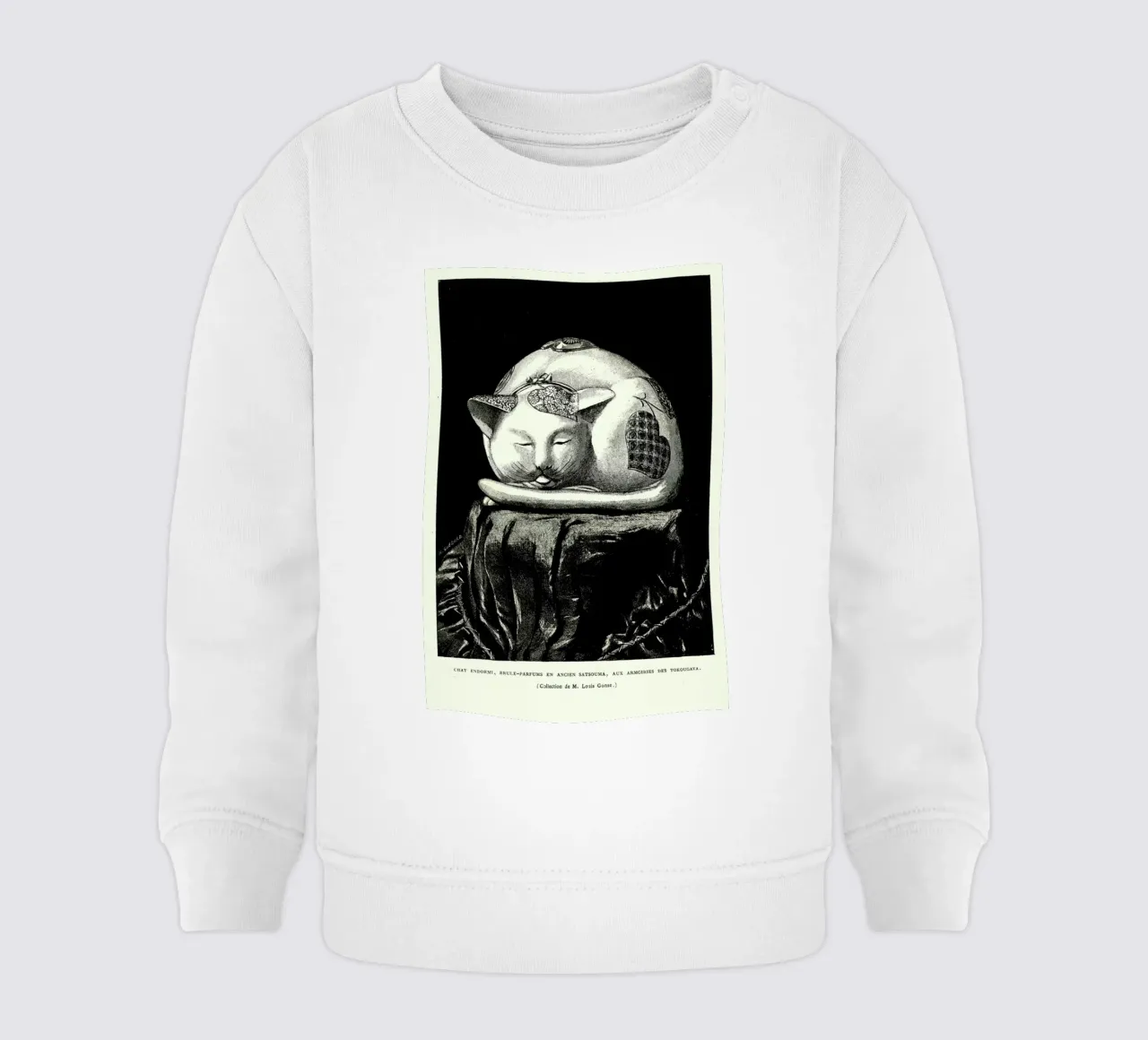 Chat Endormi felpa neonato da Vintage by JUNIQE