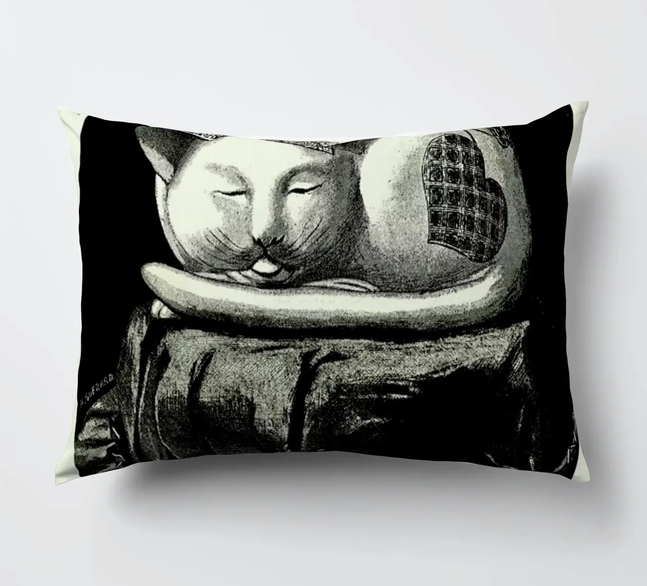 Chat Endormi cuscino da Vintage by JUNIQE