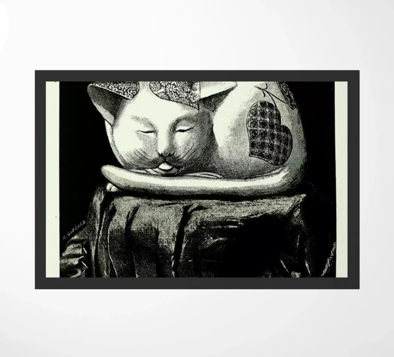 Chat Endormi zerbino da Vintage by JUNIQE