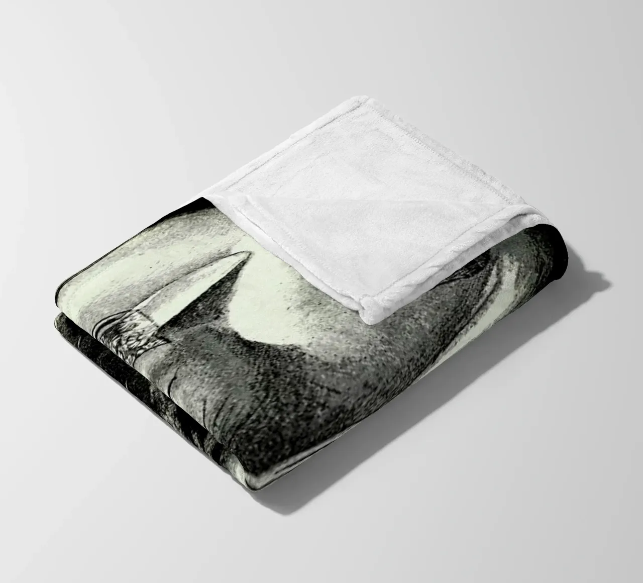 Chat Endormi coperta in pile da Vintage by JUNIQE
