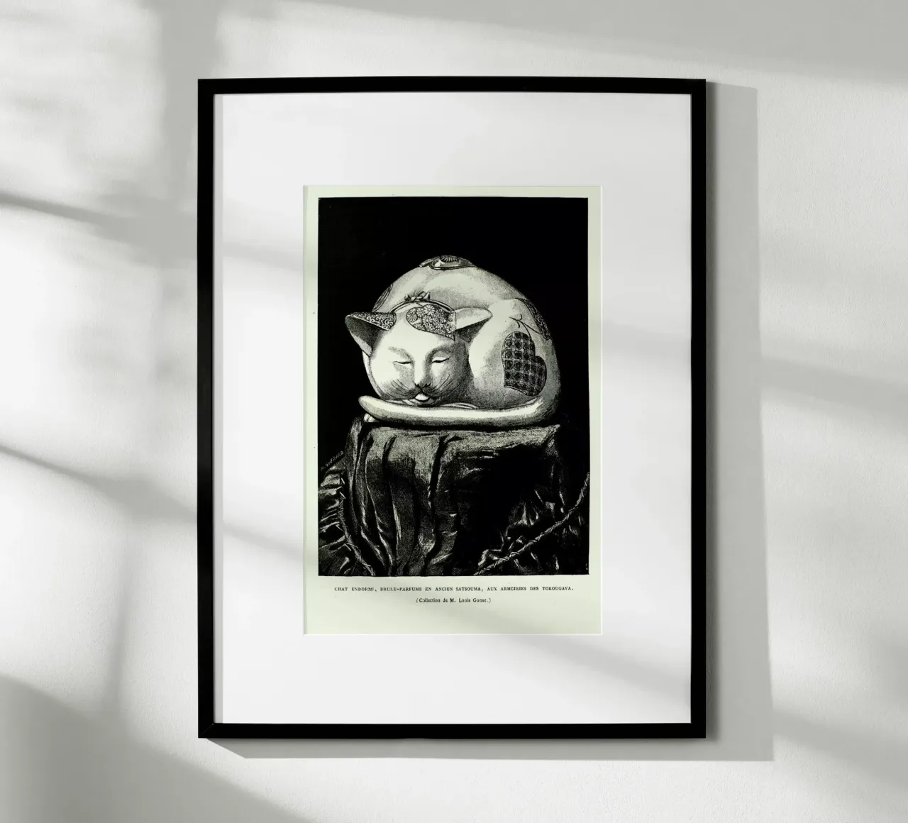 Chat Endormi poster da Vintage by JUNIQE