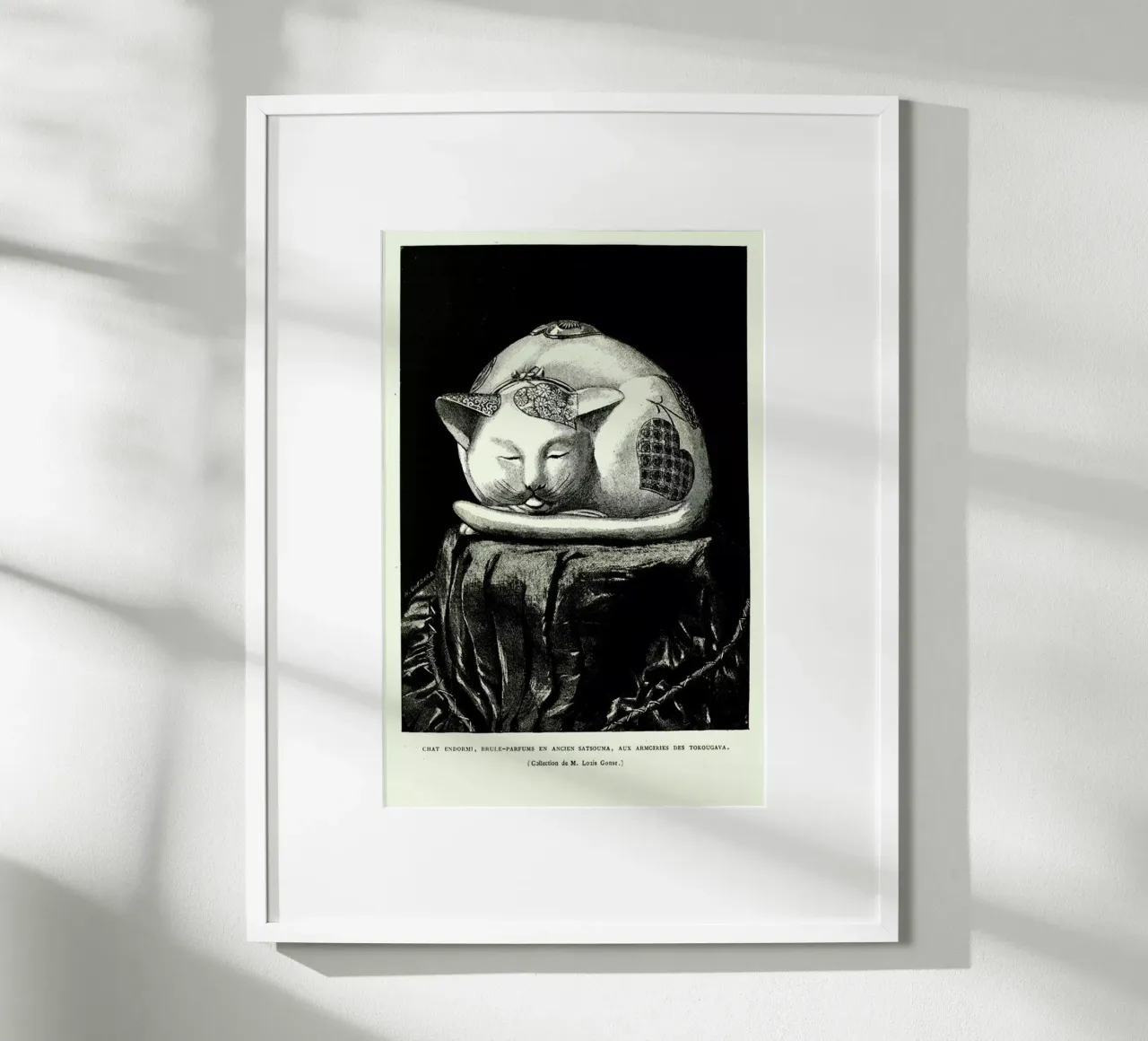 Chat Endormi poster da Vintage by JUNIQE