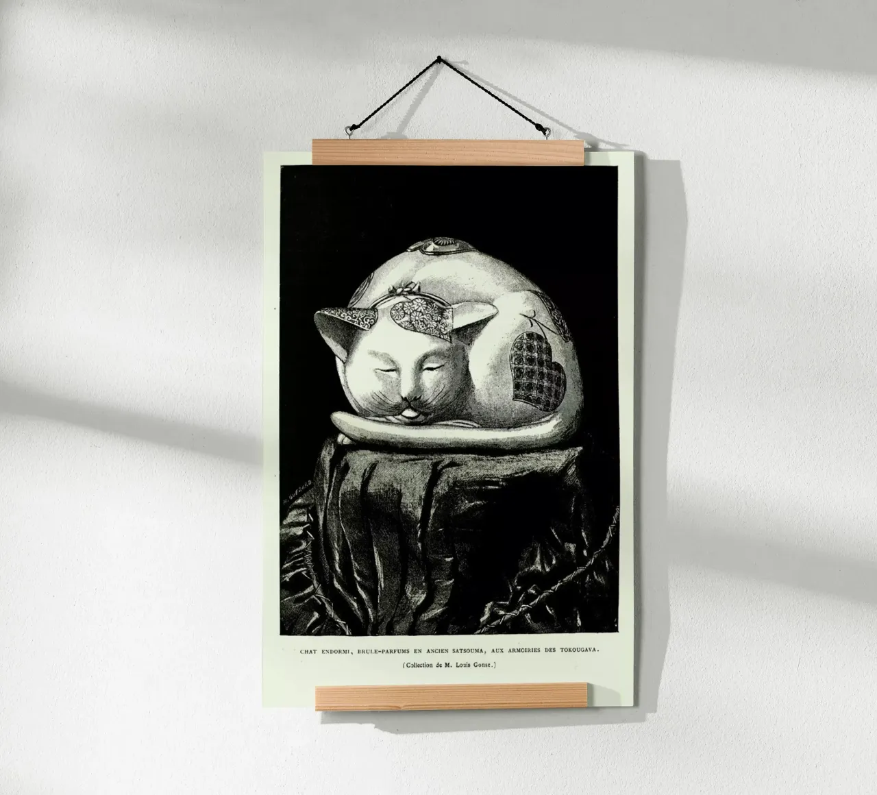 Chat Endormi poster da Vintage by JUNIQE