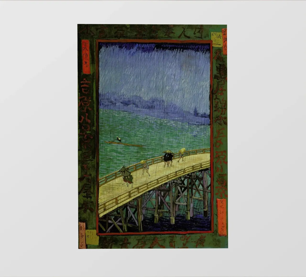 van Gogh - Bridge in the Rain (after Hiroshige) pellicola backlit da ARTOTHEK