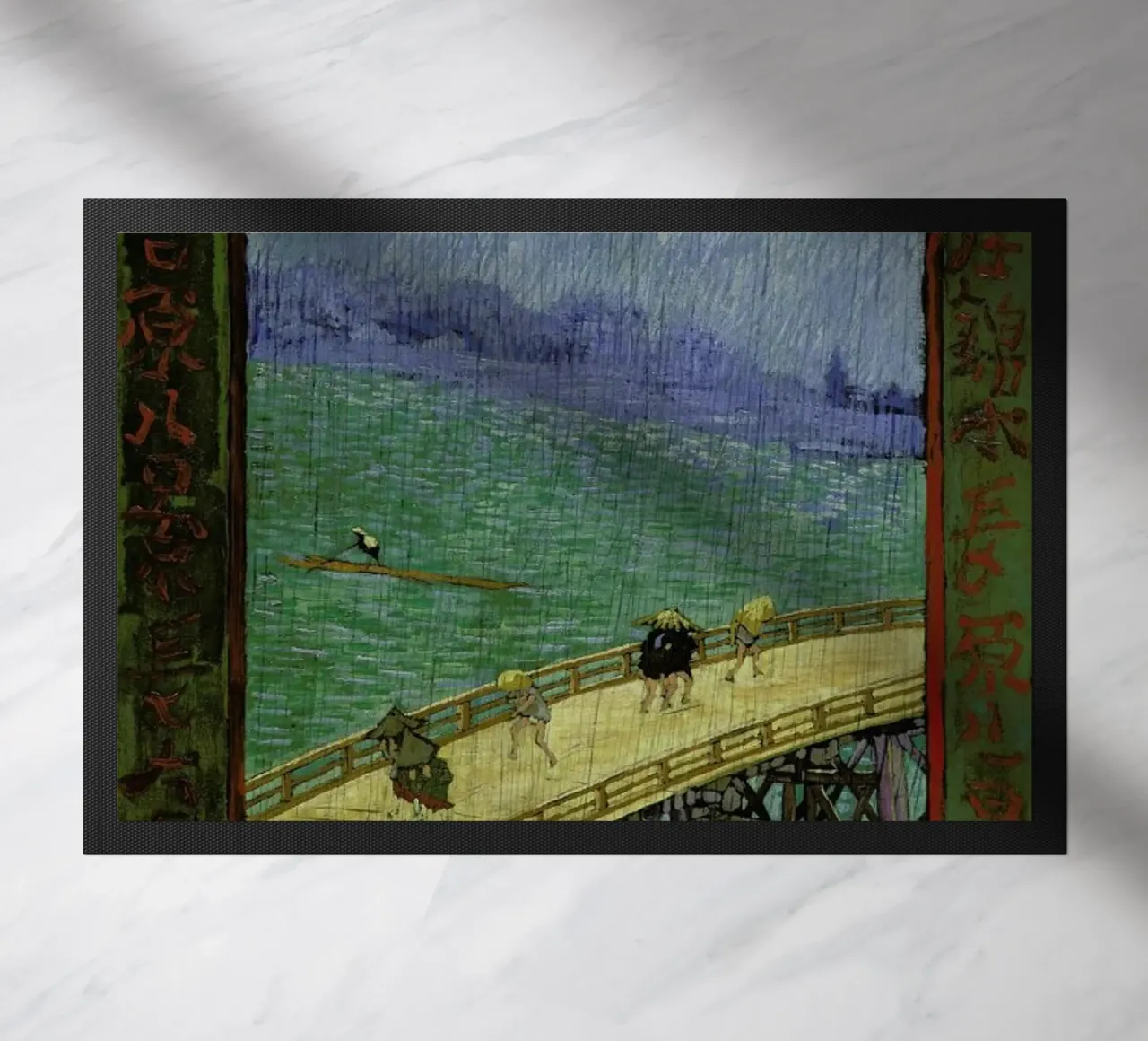 van Gogh - Bridge in the Rain (after Hiroshige) zerbino da ARTOTHEK