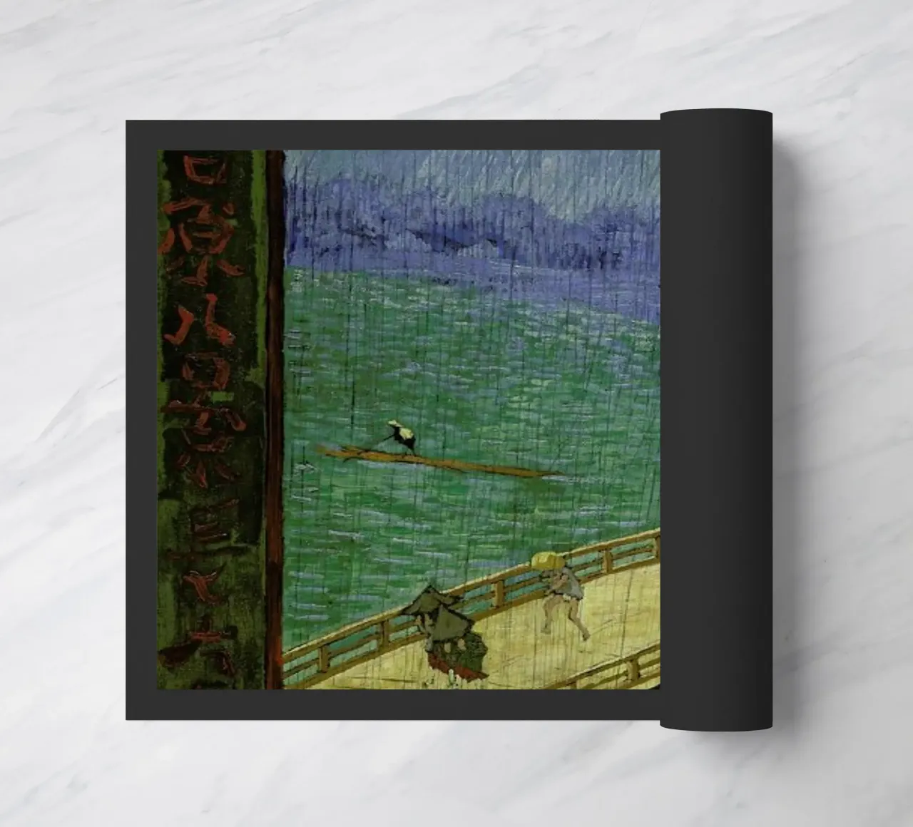 van Gogh - Bridge in the Rain (after Hiroshige) zerbino da ARTOTHEK