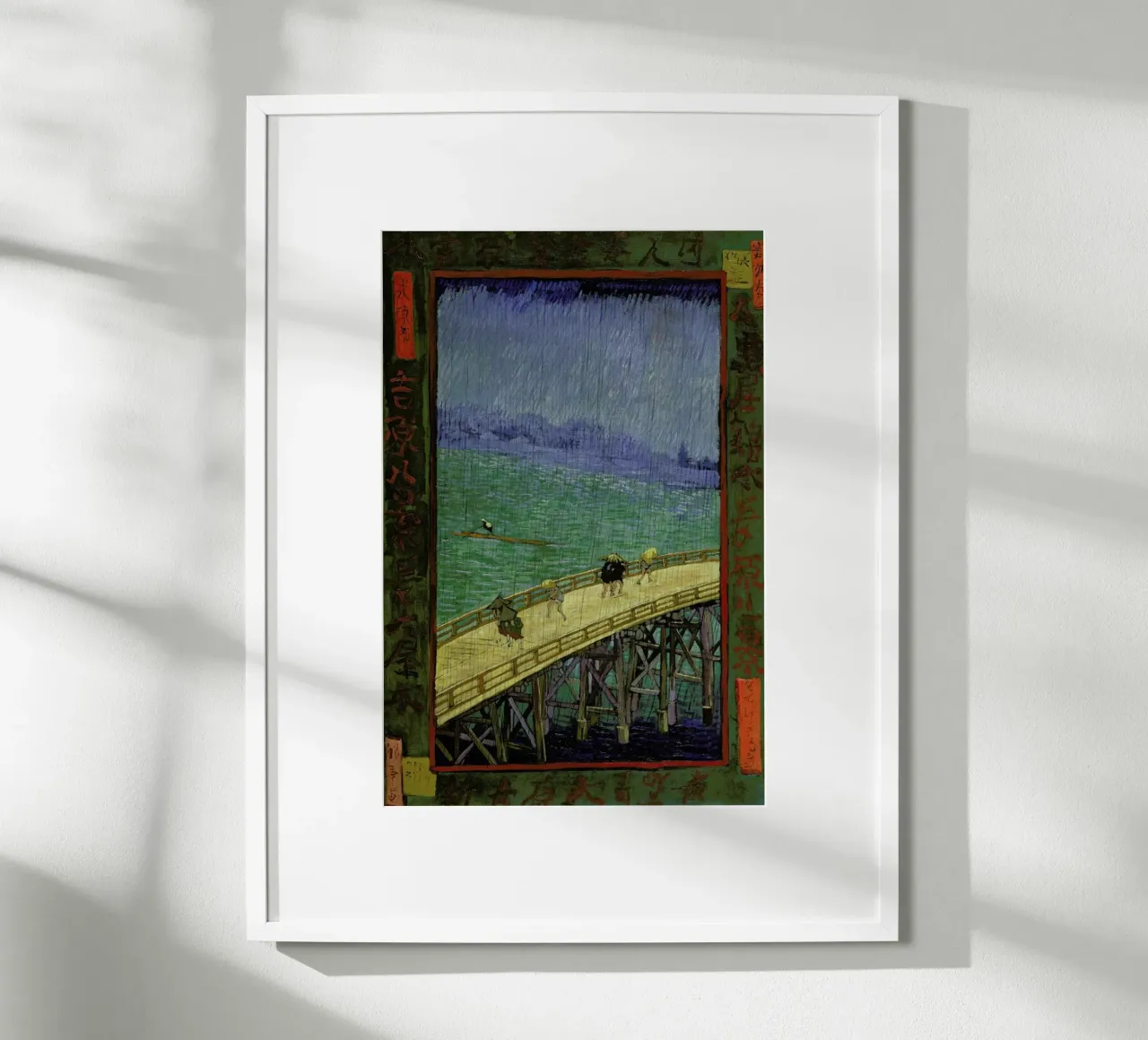 van Gogh - Bridge in the Rain (after Hiroshige) poster da ARTOTHEK