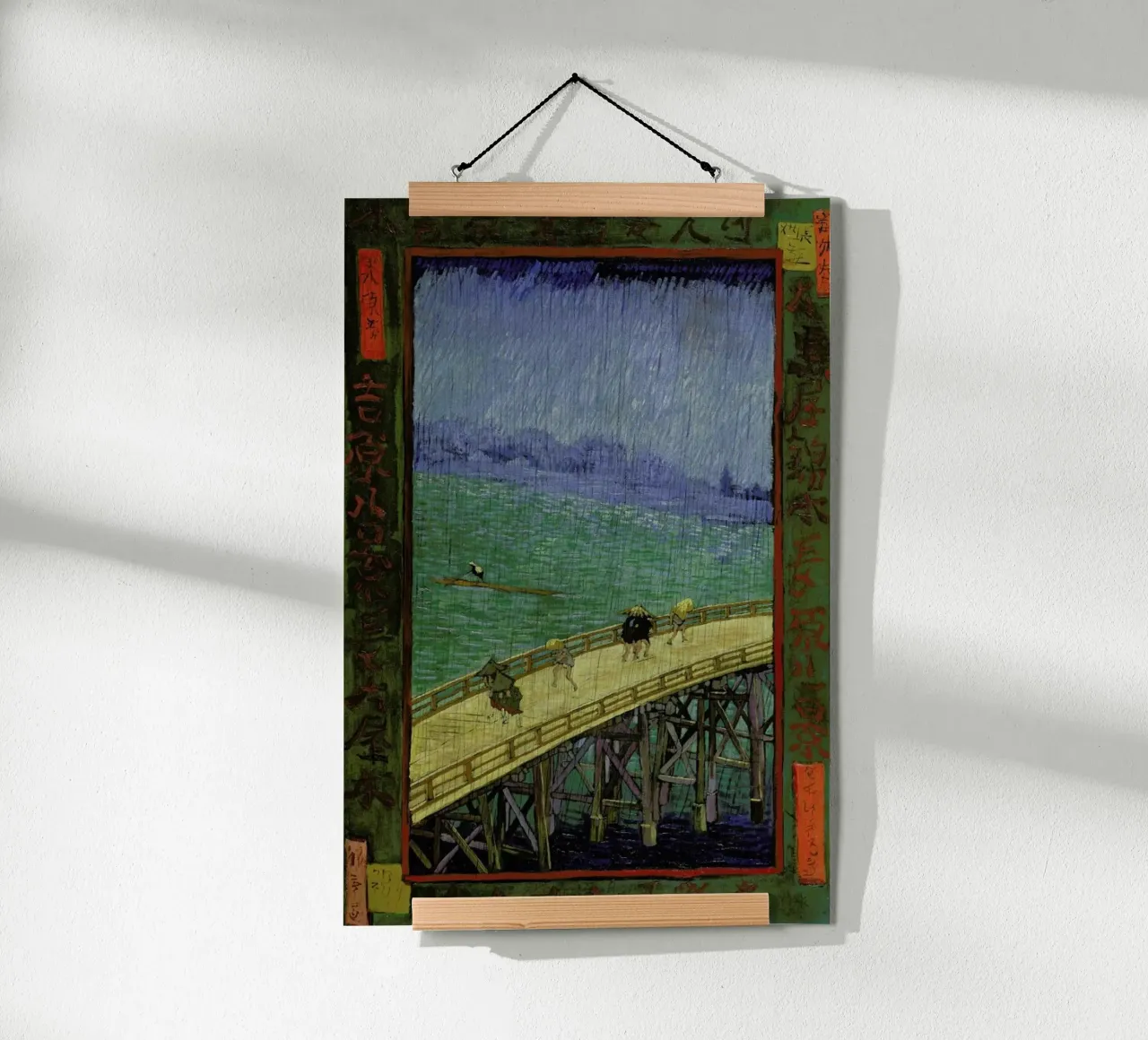 van Gogh - Bridge in the Rain (after Hiroshige) poster da ARTOTHEK