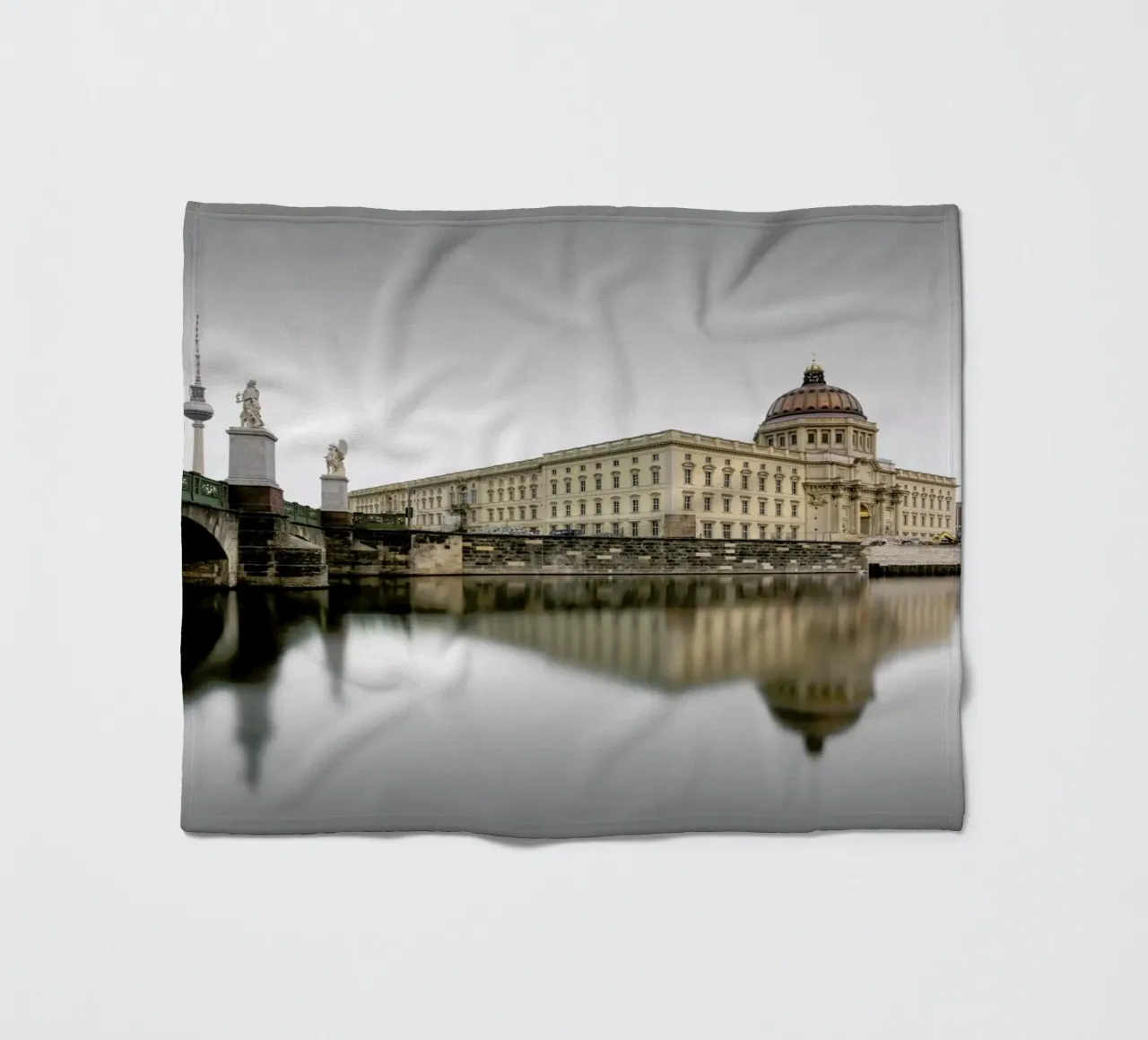 Berlin Palace Ii | Berlin 2020 fleece blanket by Håggard Photography | Ronny Behnert