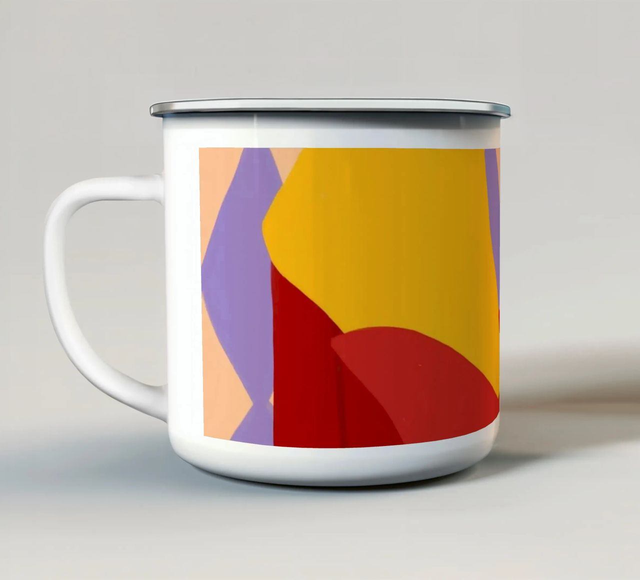 Danzare attraverso i sogni a scacchi tazza in smalto da Kintsugi99