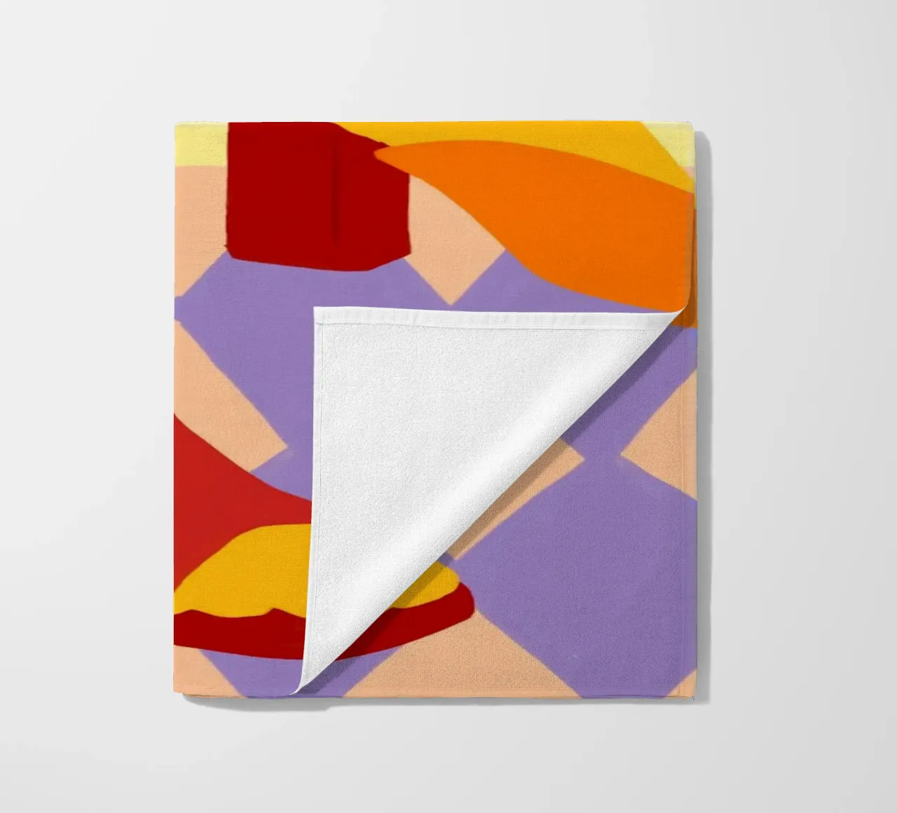 Dancing Across Checkered Dreams beach towel by Kintsugi99