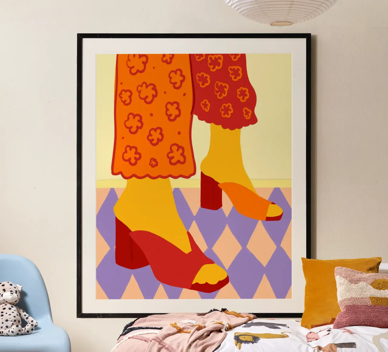 Danzare attraverso i sogni a scacchi poster da Kintsugi99