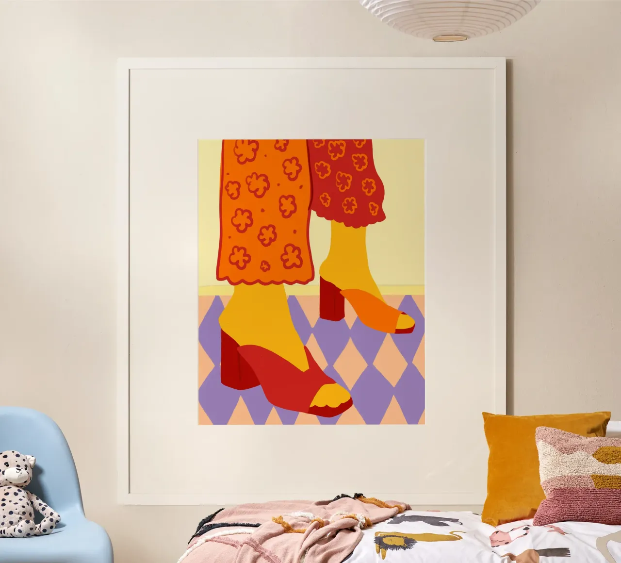 Danzare attraverso i sogni a scacchi poster da Kintsugi99