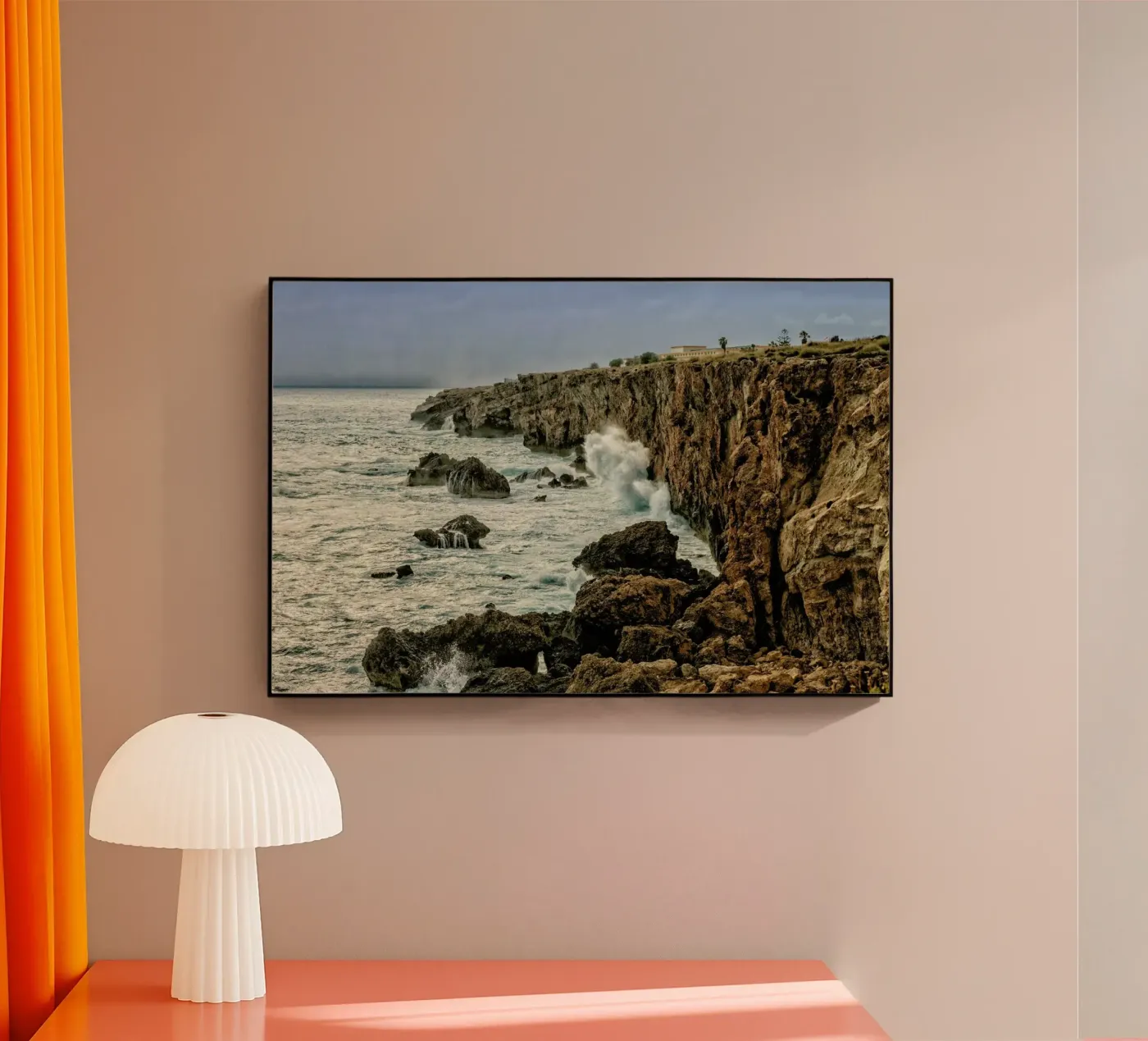 Magical Malta Stormy Cliffs plexiglass da Curious Collections by Marielle Leenders