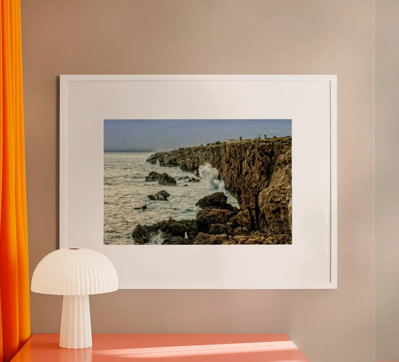 Magical Malta Stormy Cliffs carta hahnemühle da Curious Collections by Marielle Leenders