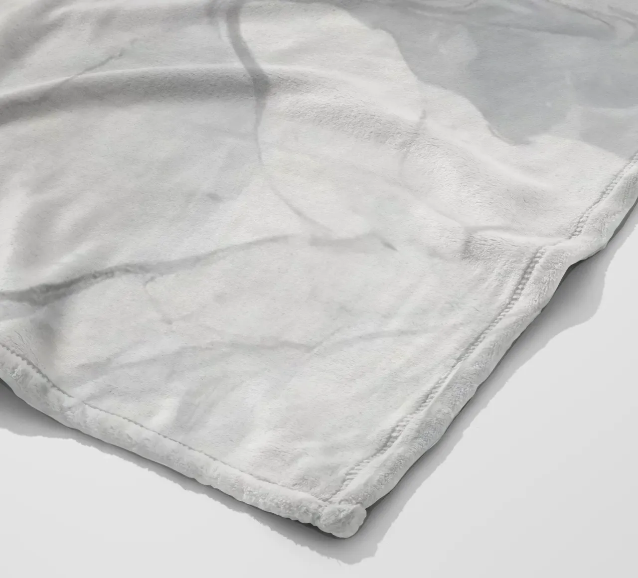 Elegante texture di marmo grigio con motivi vorticosi e luce coperta in pile da DesignDoodle