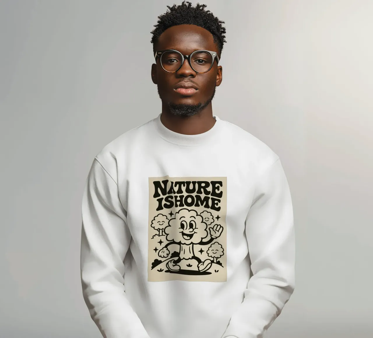 Nature Is Home felpa da treechild