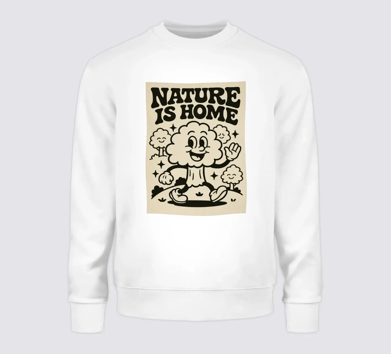 Nature Is Home felpa da treechild