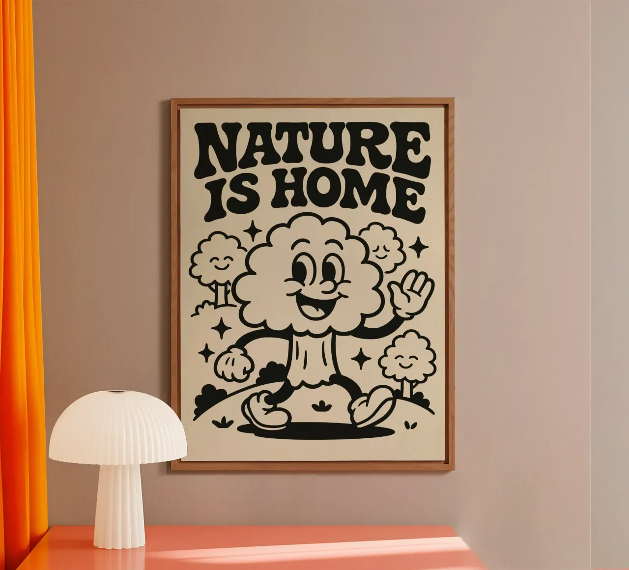 Nature Is Home alu-dibond by treechild