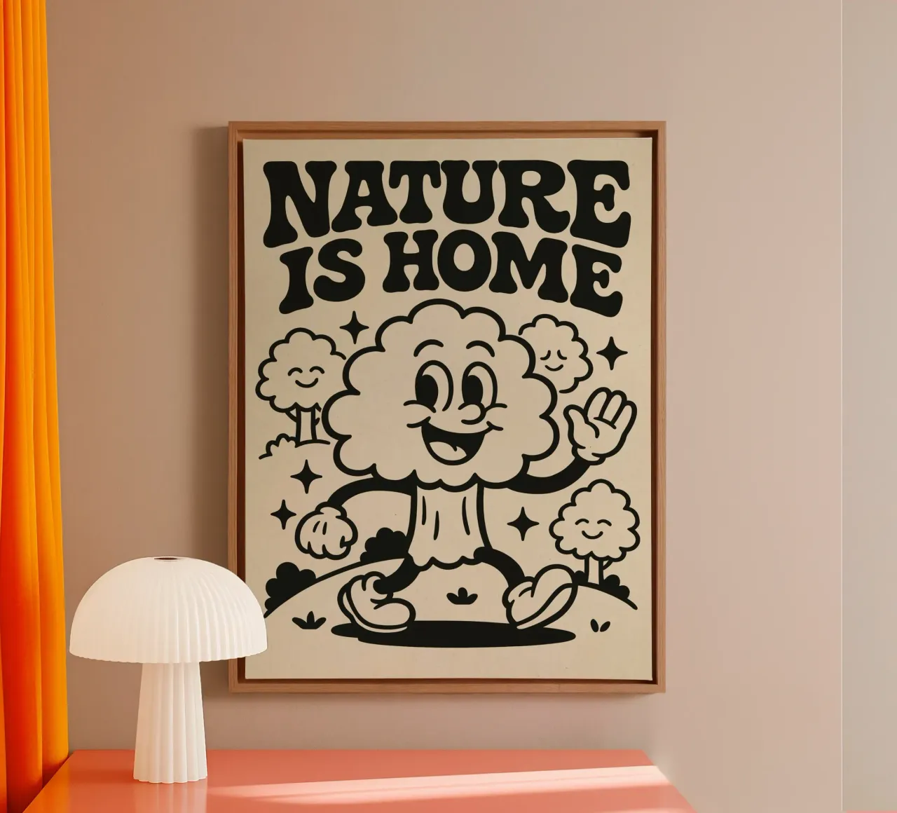 Nature Is Home canvas by treechild