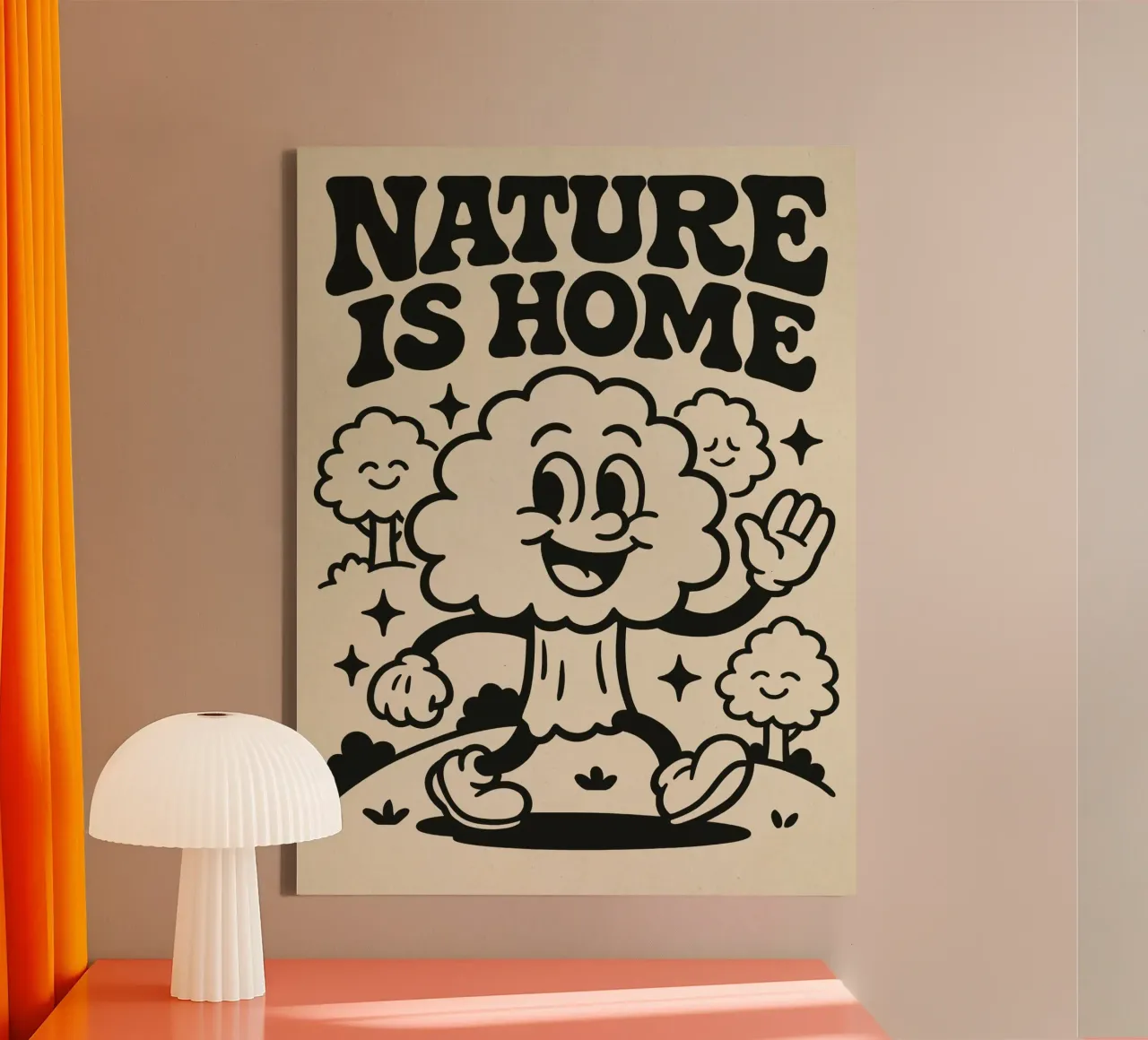 Nature Is Home canvas by treechild
