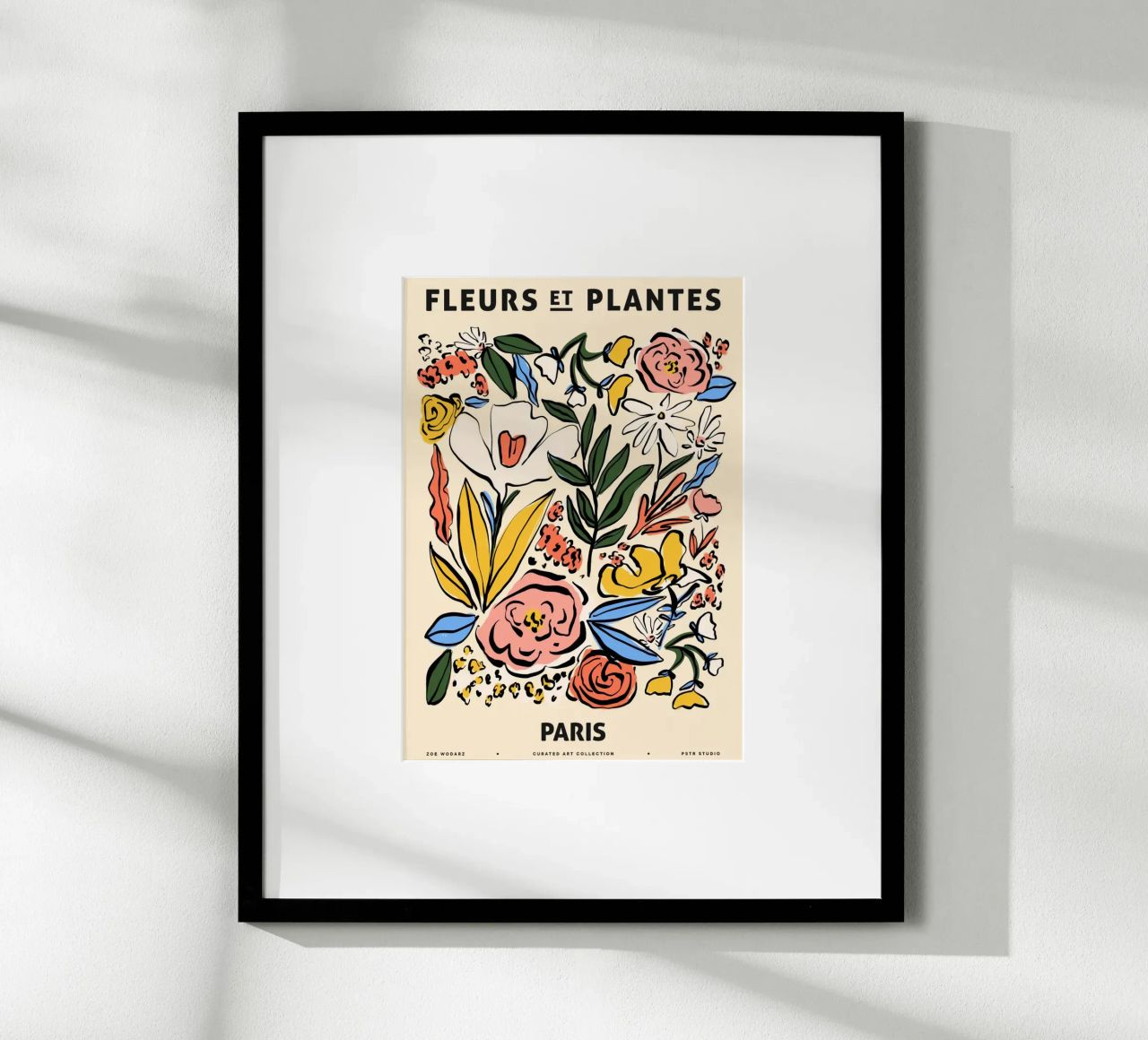 Zoe Wodarz - Fiori e piante di Parigi poster da Matisse Lovers