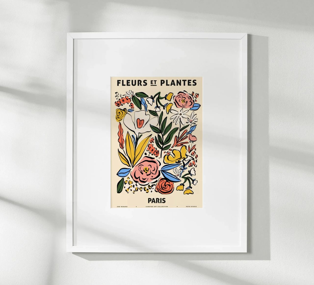 Zoe Wodarz - Fiori e piante di Parigi poster da Matisse Lovers