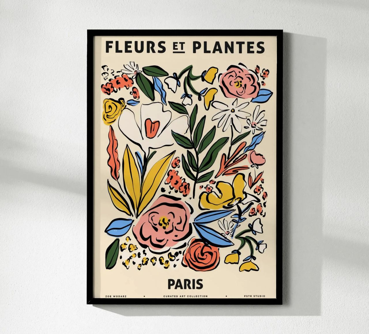 Zoe Wodarz - Fiori e piante di Parigi poster da Matisse Lovers