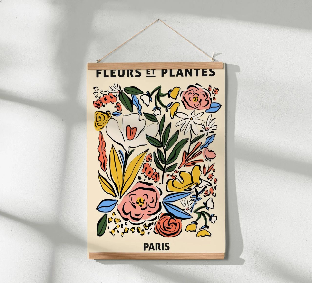 Zoe Wodarz - Fiori e piante di Parigi poster da Matisse Lovers
