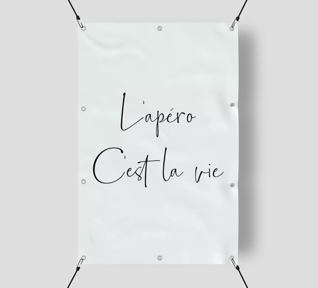 L'apéro Trop courte telo in pvc da typed