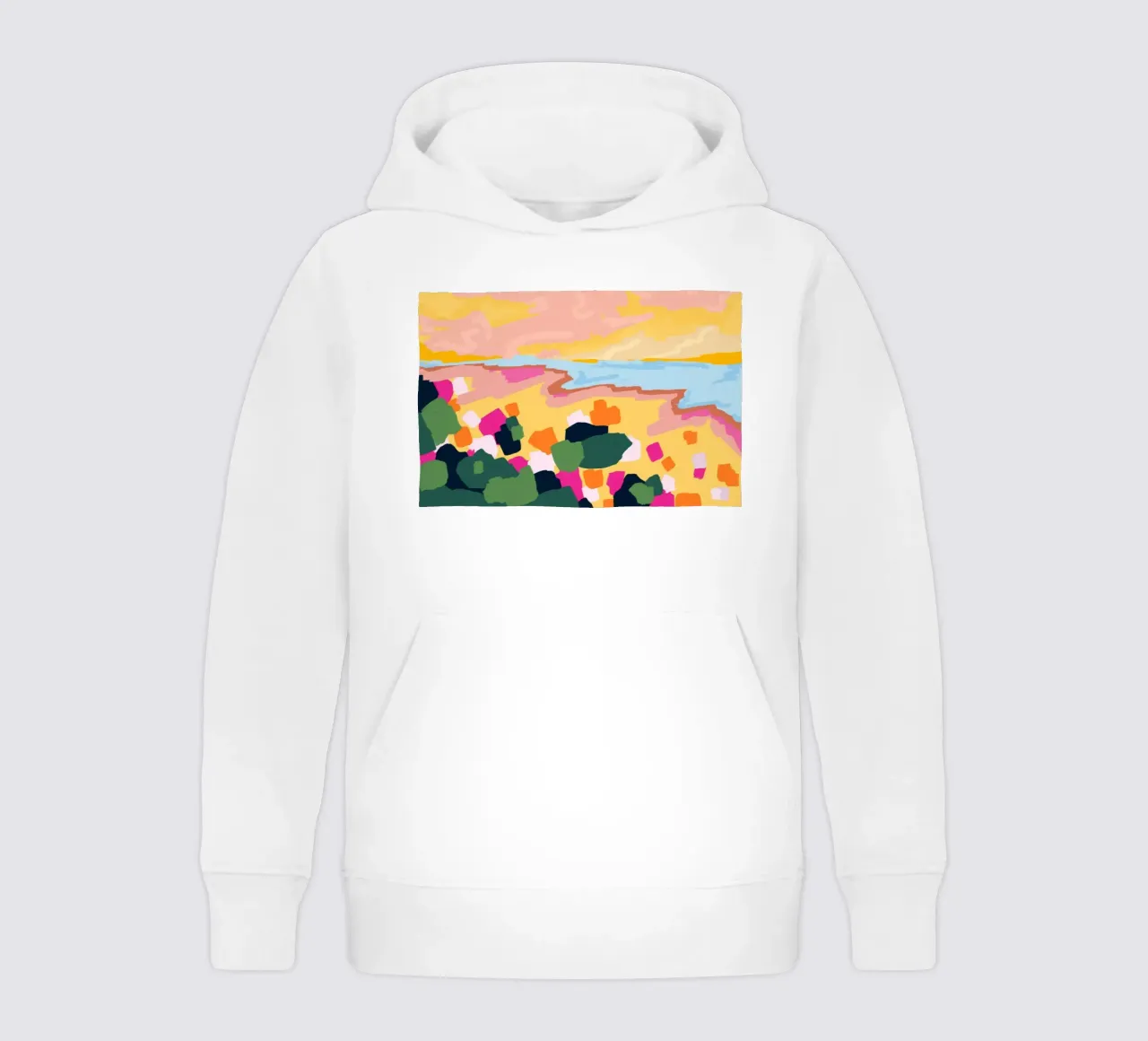 Sun's Embrace kids hoodie by Kintsugi99