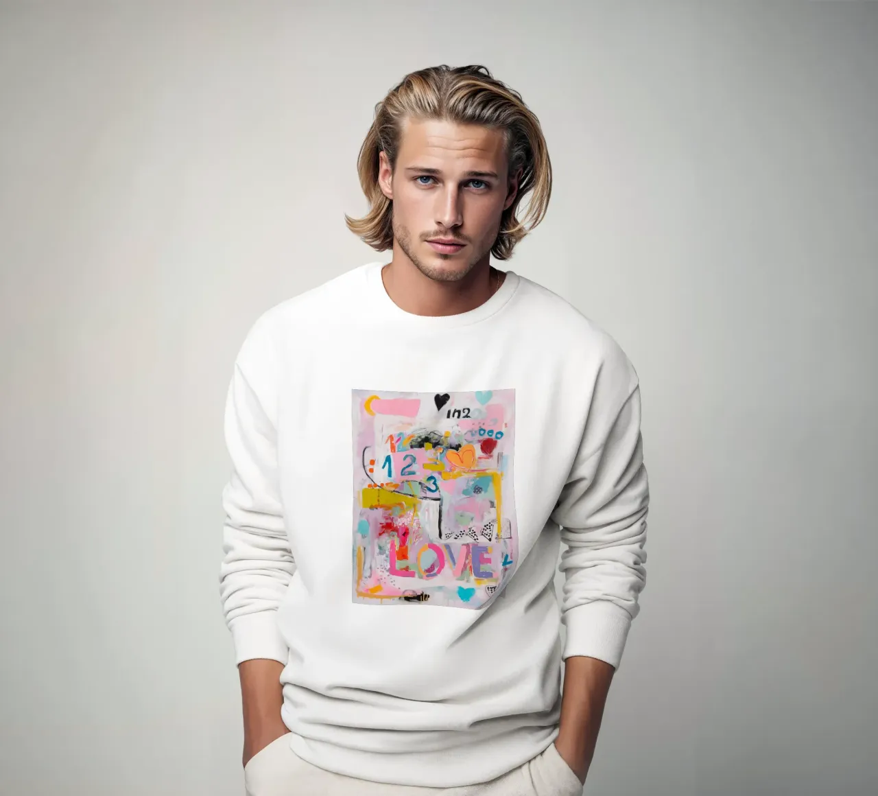 Liefde in beweging sweatshirt van Carinaprint