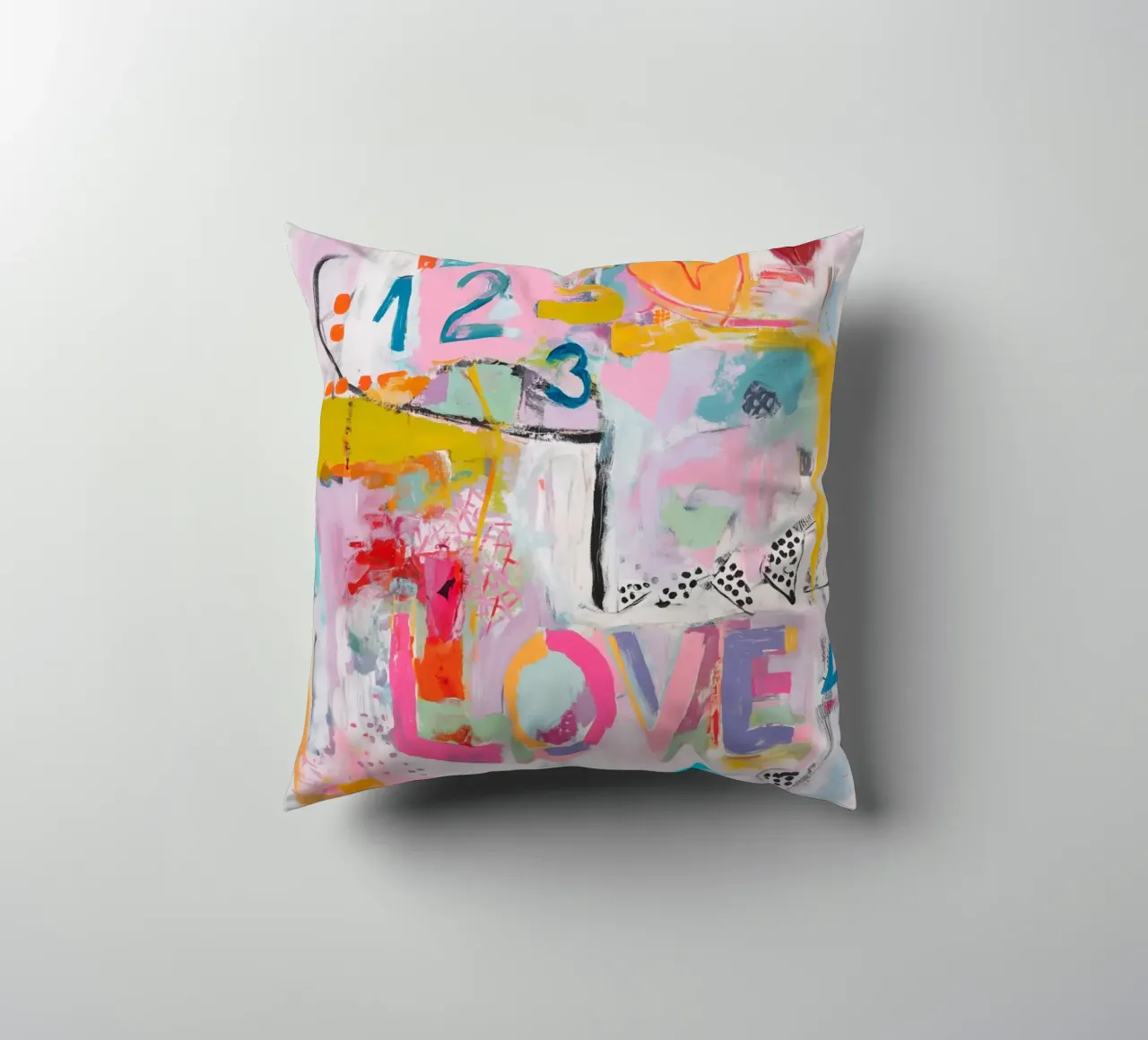 Amore in movimento cuscino da Carinaprint