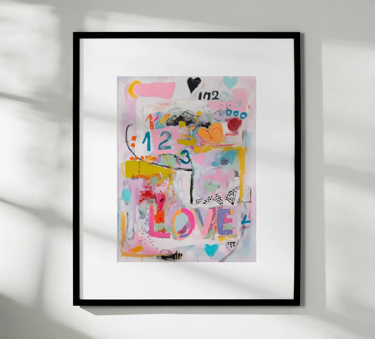 Amore in movimento poster con telaio in plastica da Carinaprint