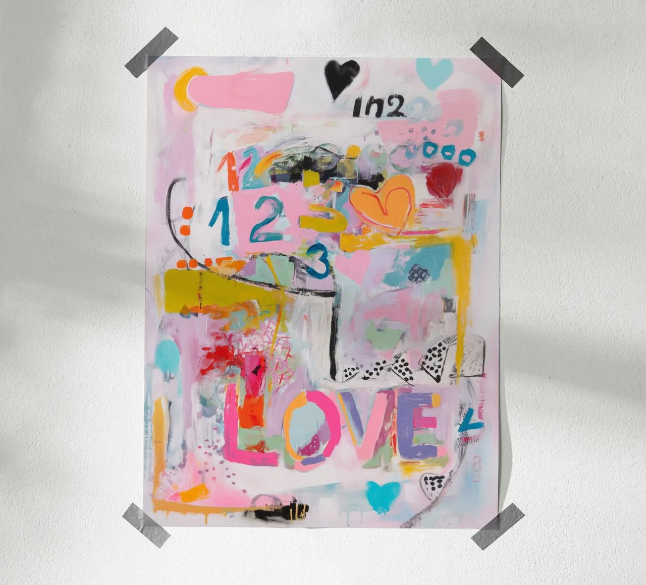 Love in motion poster by Carinaprint