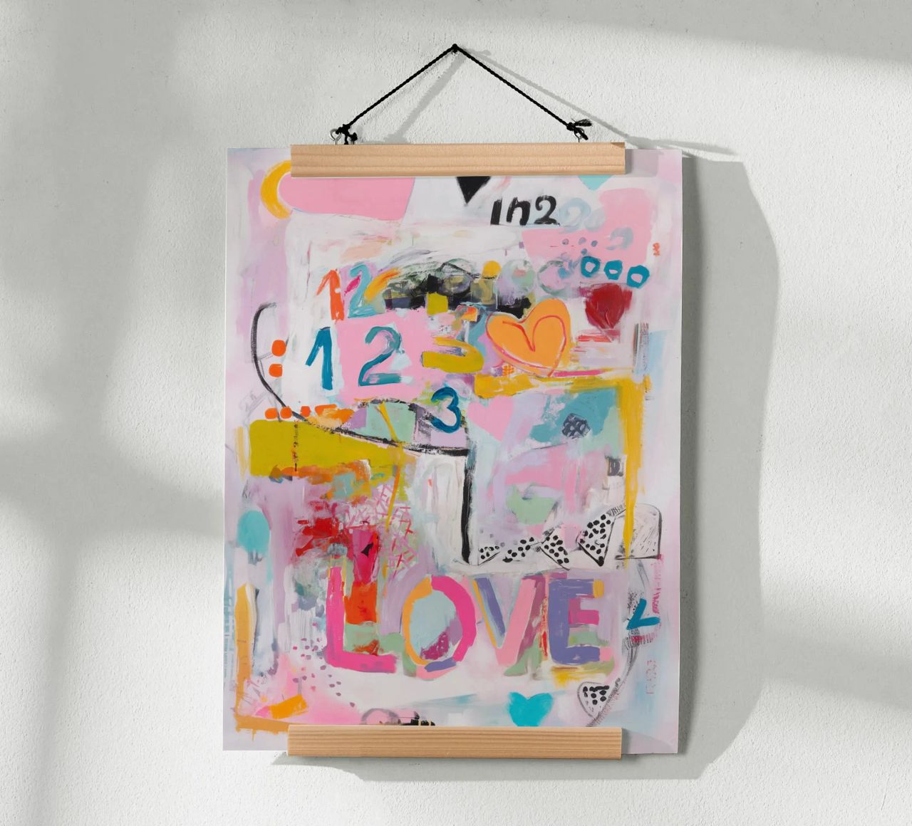 Love in motion poster by Carinaprint