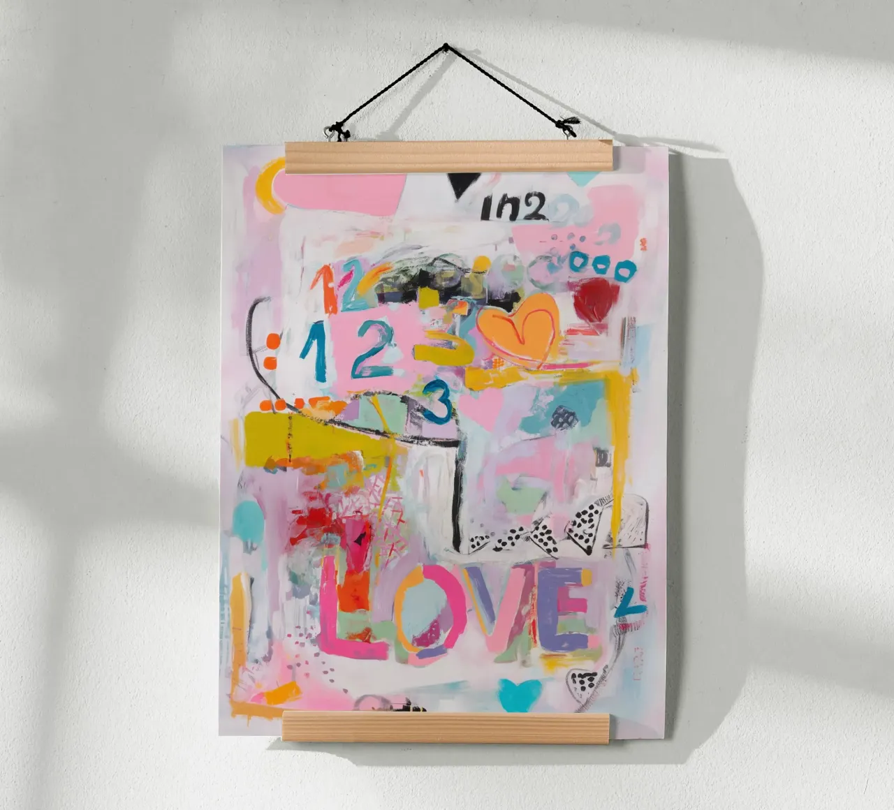 Amore in movimento poster con telaio in plastica da Carinaprint