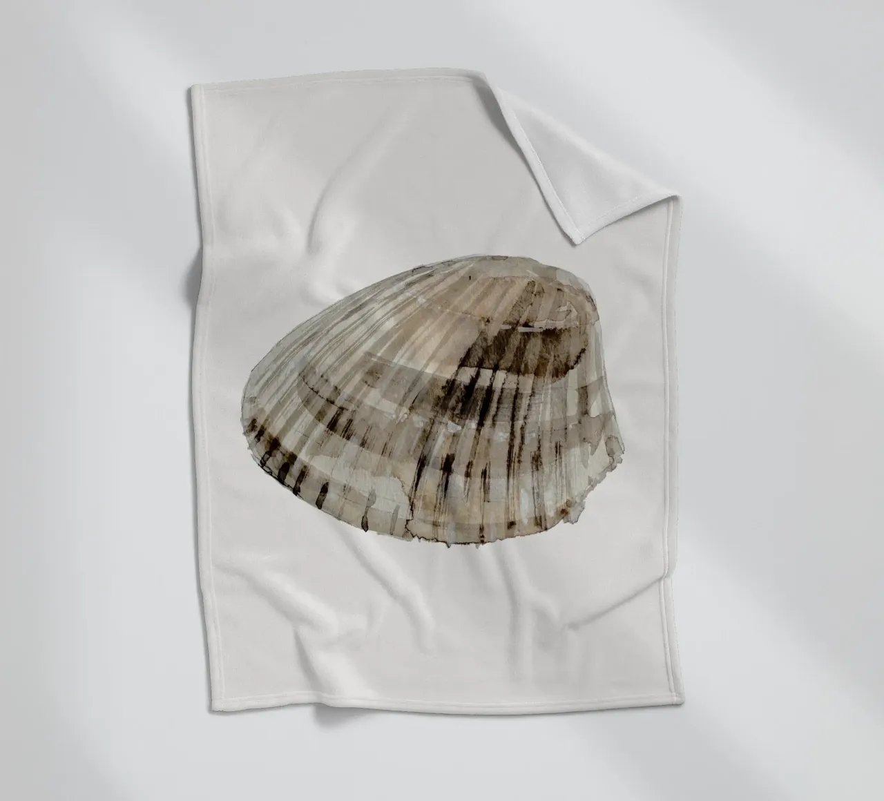Sea Shell coperta in pile da treechild