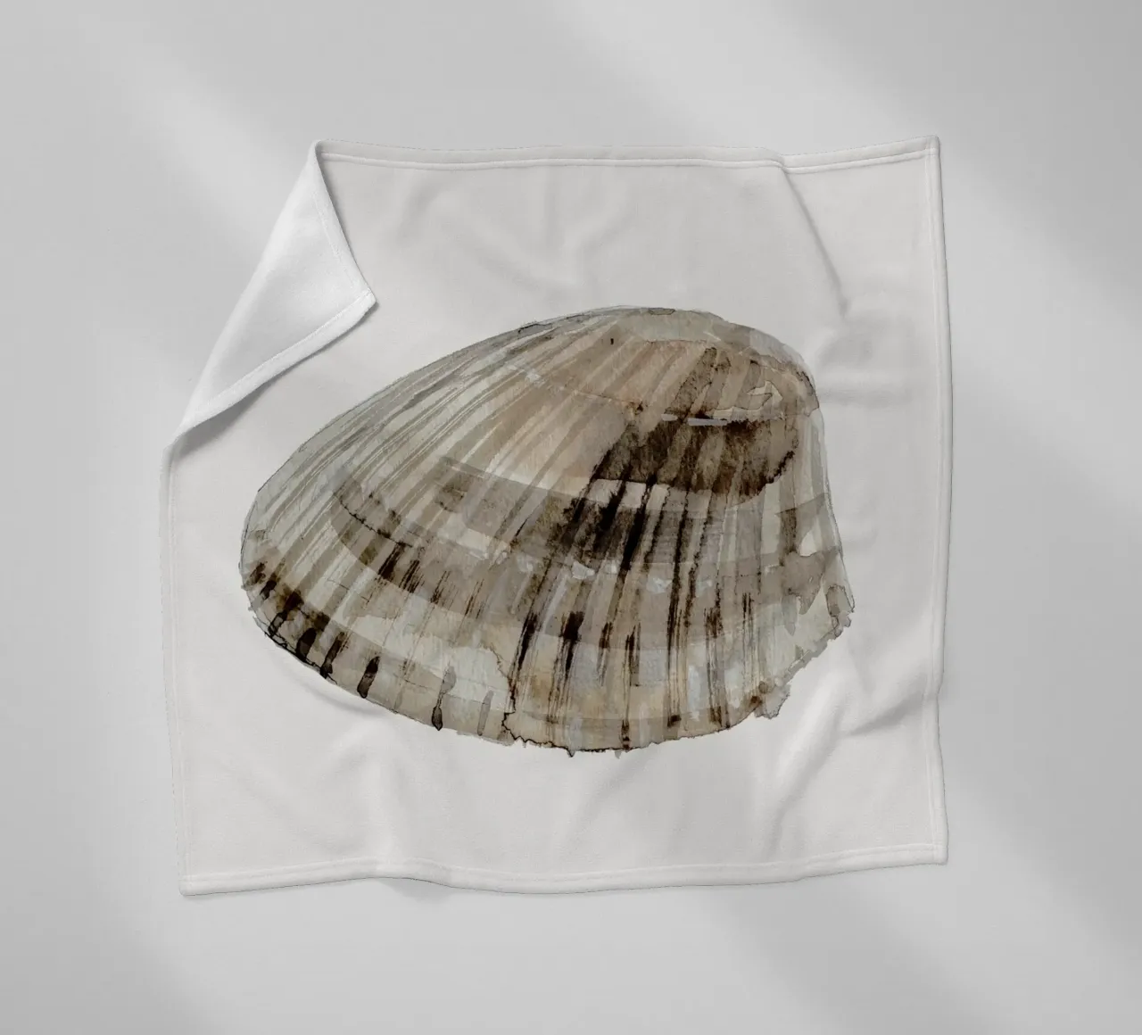Sea Shell coperta in pile da treechild