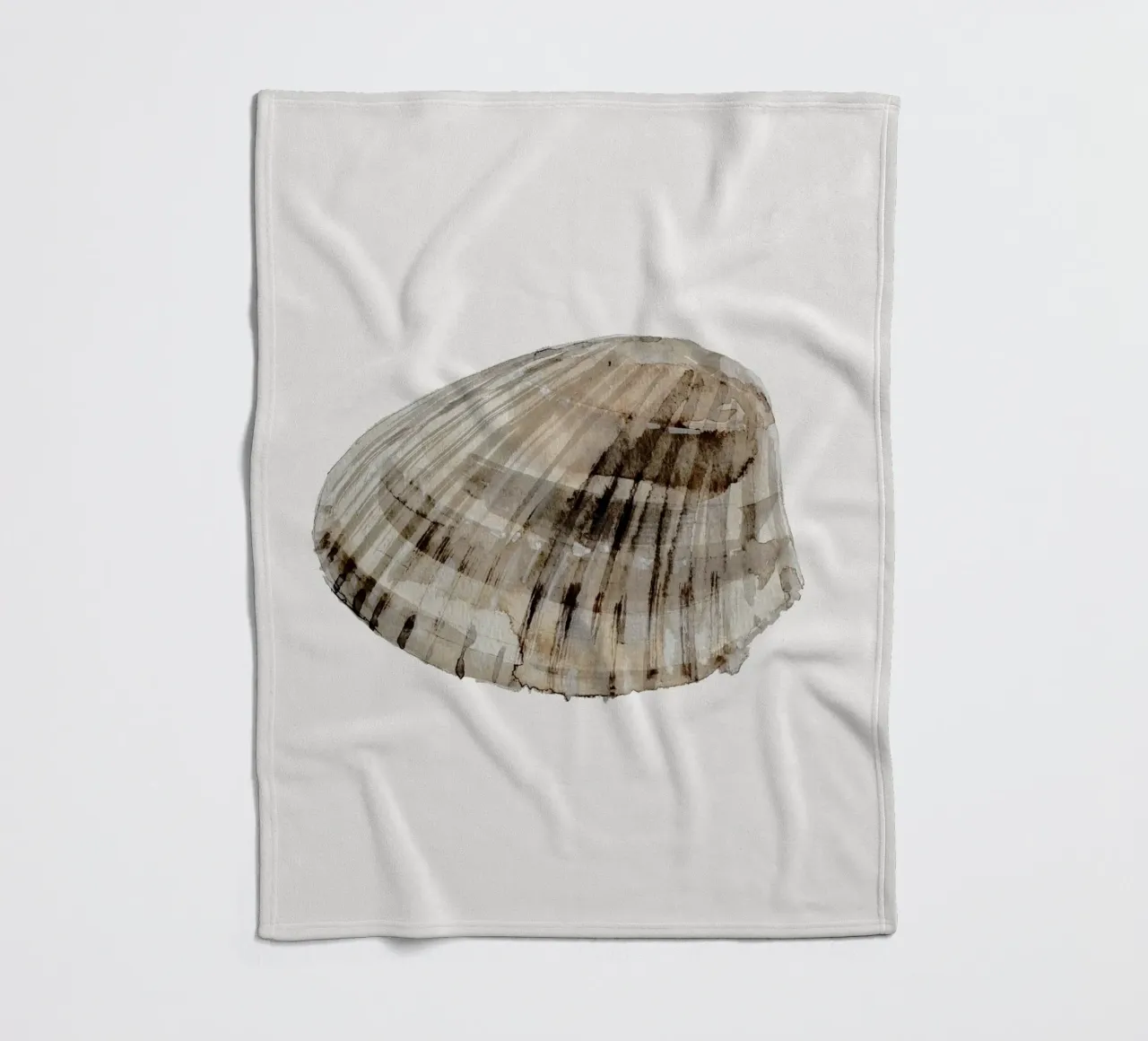 Sea Shell coperta in pile da treechild