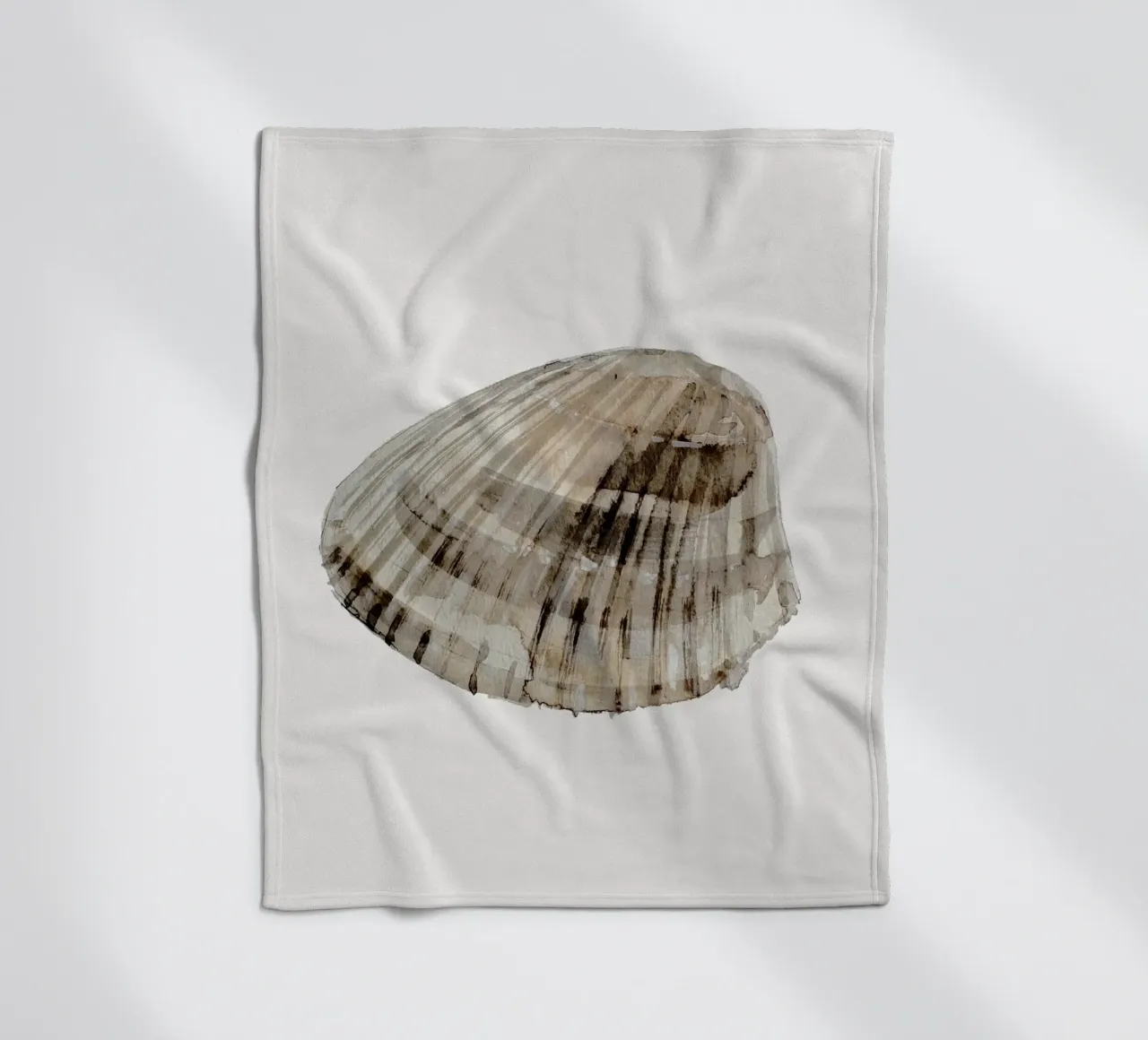 Sea Shell coperta in pile da treechild