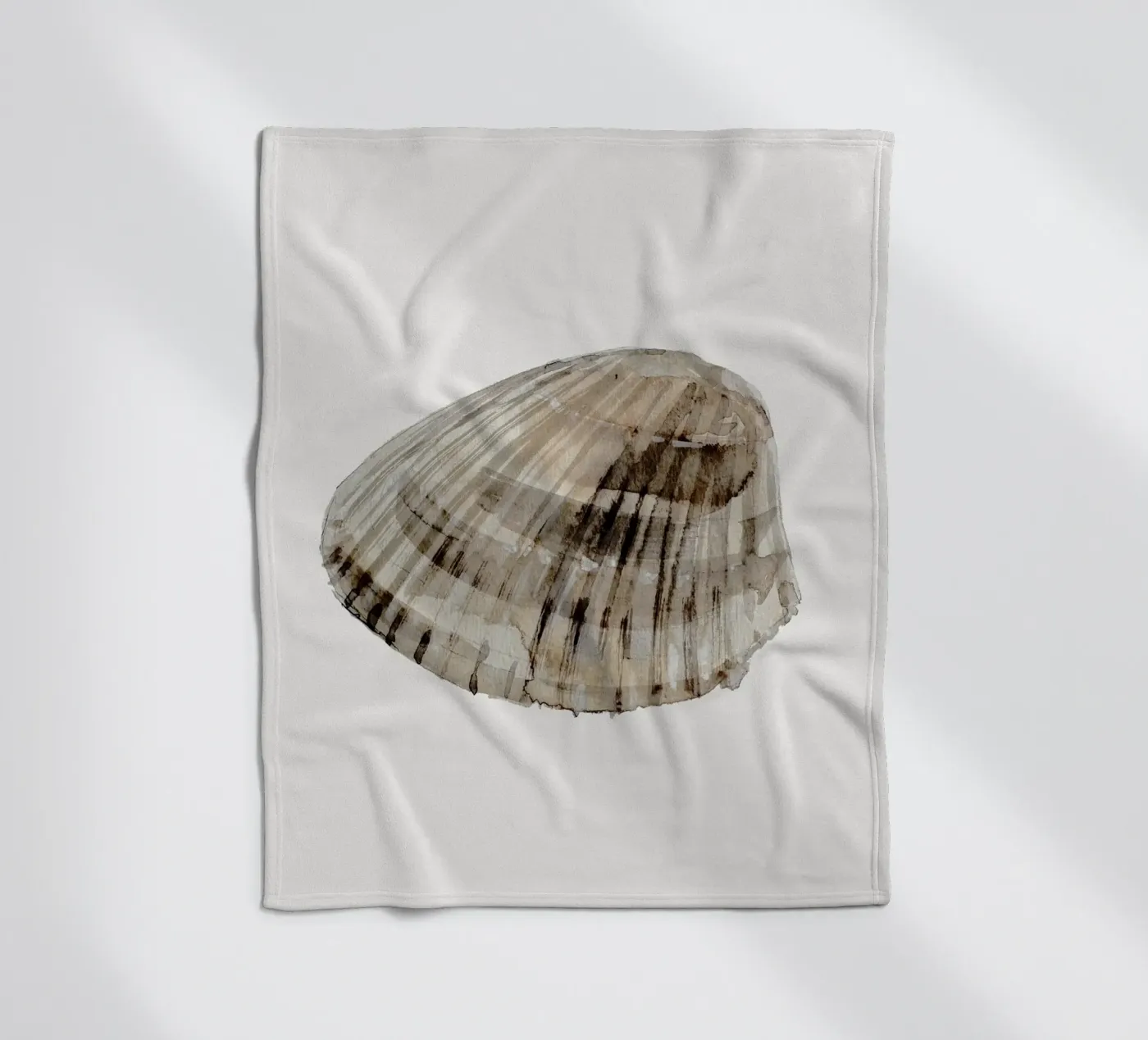 Sea Shell Fleecedecke von treechild