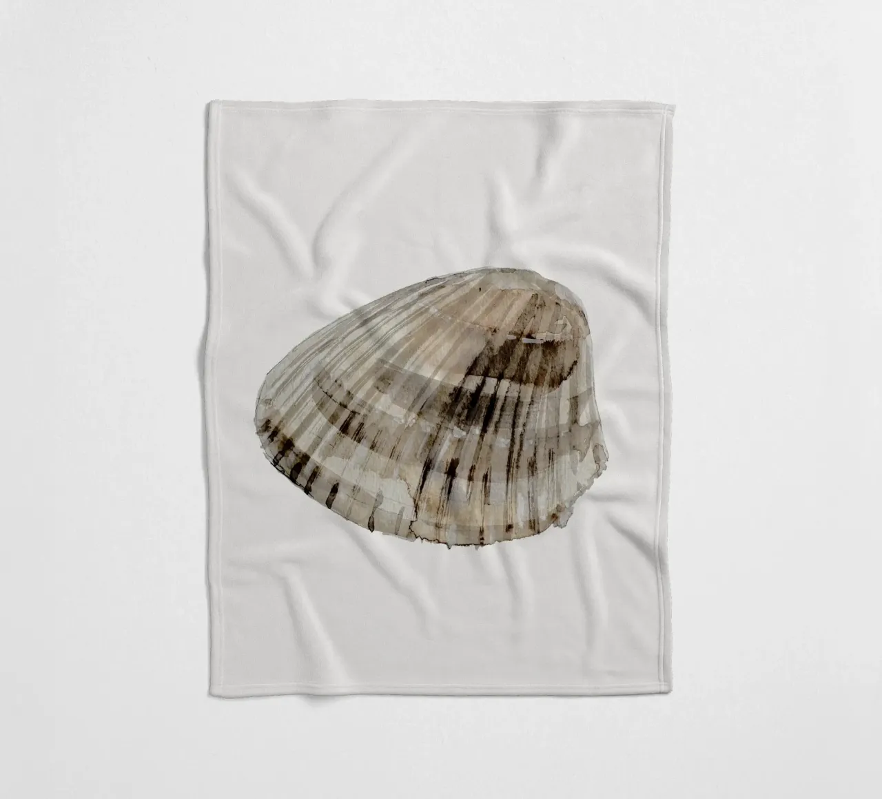 Sea Shell coperta in pile da treechild