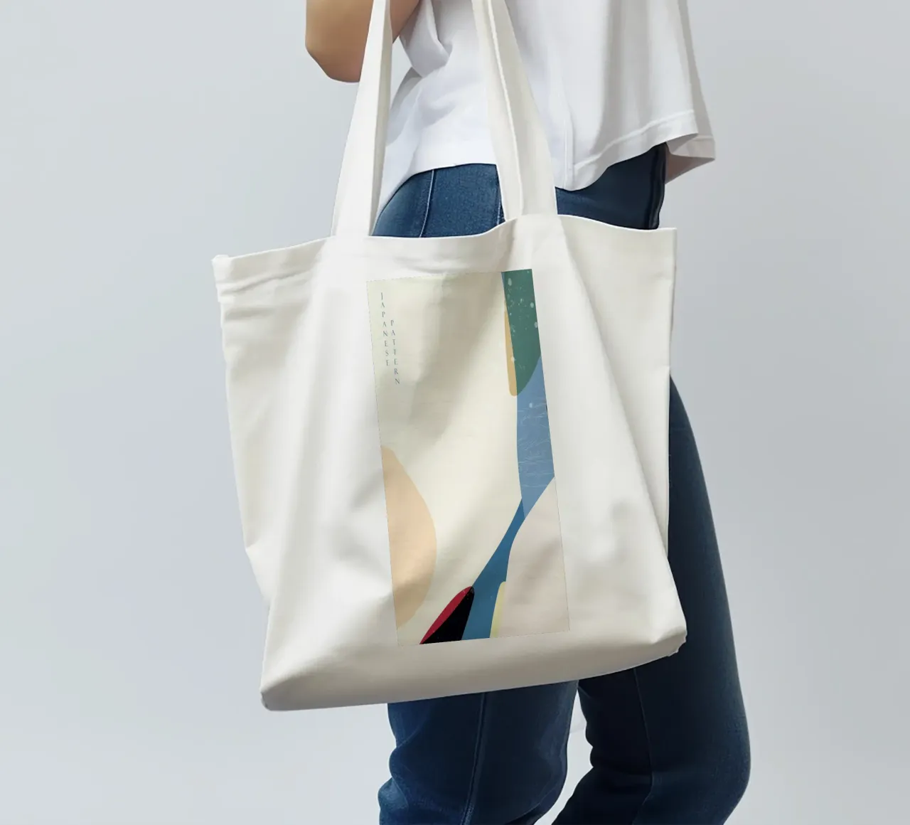 Japanese Pattern II Jutebeutel von Pure