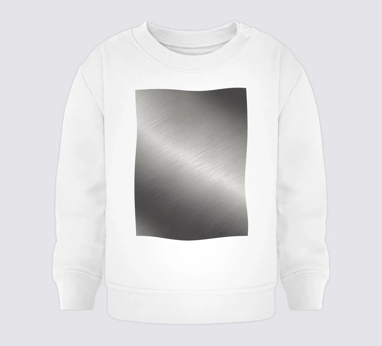 Superficie metallica con texture spazzolata che riflette la luce felpa neonato da DesignDoodle
