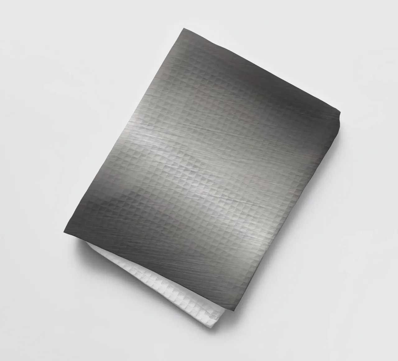 Surface métallique à texture brossée reflétant la lumière torchon de DesignDoodle
