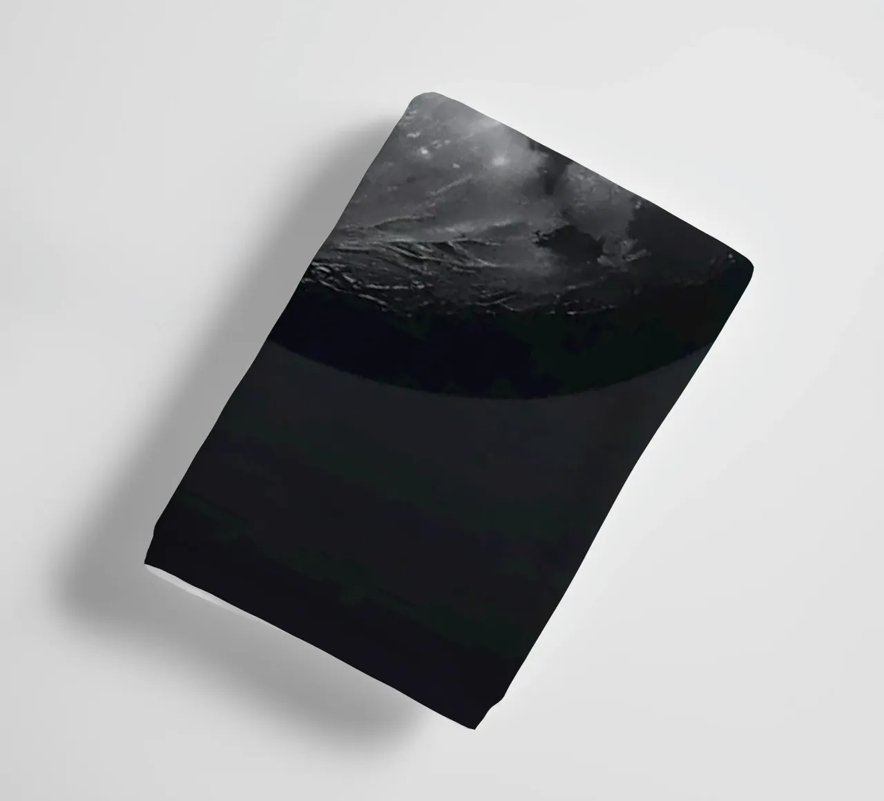 Full moon illuminated in a clear night sky showcasing lunar towel by DesignDoodle
